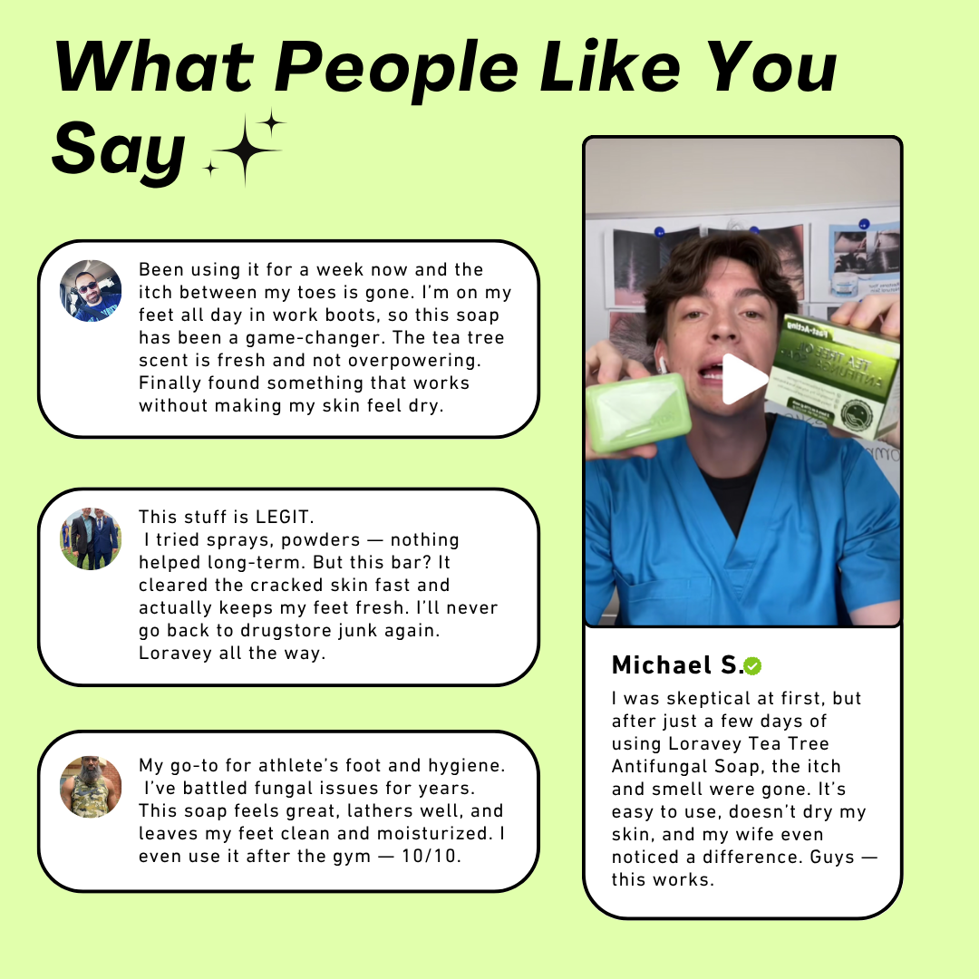 Loravey® AntiFungal Relief Soap Bar